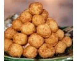 Корисні рецепти - картопляні кульки з шинкою