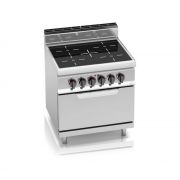Плита стеклокерамическая Bertos E7P4/VTR+FE 4-х конфорочная с духовкой 7,5кВт