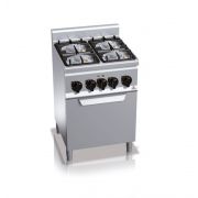 Плита газова Bertos G9F4PW+FE1 4-х конфорочна з електричною духовкою
