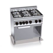 Плита газовая Bertos G9F6+FG1 6-ти конфорочная с духовкой (4кВт)