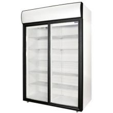 Холодильна шафа 2 скляні двері Tecnodom AF14MIDPNPV