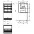 Вітрина FRI-JADO Modular Counter 75 Cold square